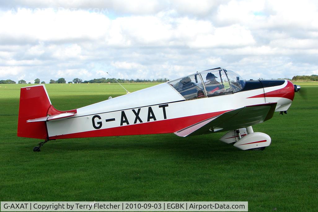 G-AXAT, 1958 Jodel D-117A C/N 836, 1958 Societe Aeronautique Normande JODEL D117A, c/n: 836 at 2010 LAA National Rally