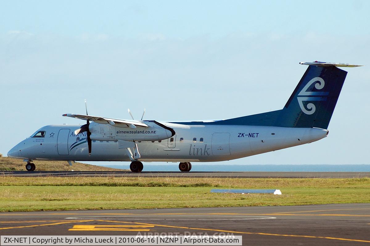 ZK-NET, 2007 De Havilland Canada DHC-8-311 Dash 8 C/N 642, At New Plymouth