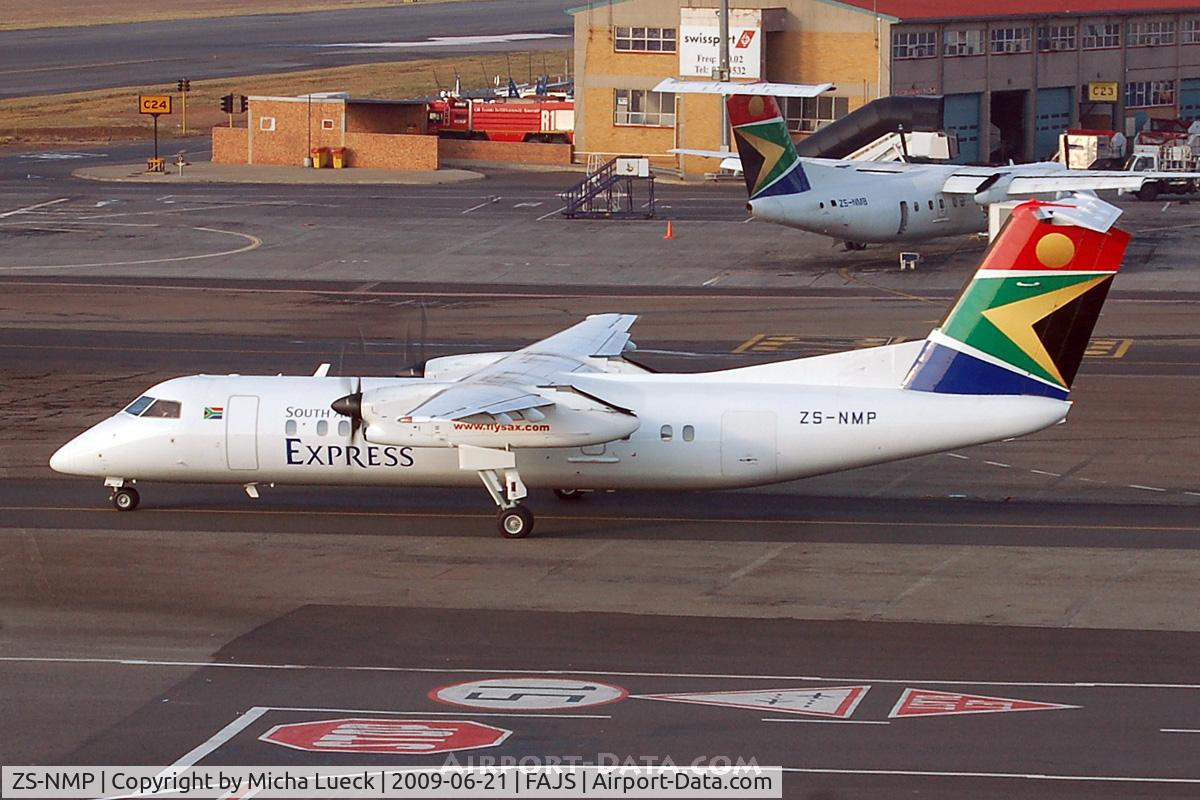ZS-NMP, 1995 De Havilland Canada DHC-8-315 Dash 8 C/N 420, At Johannesburg