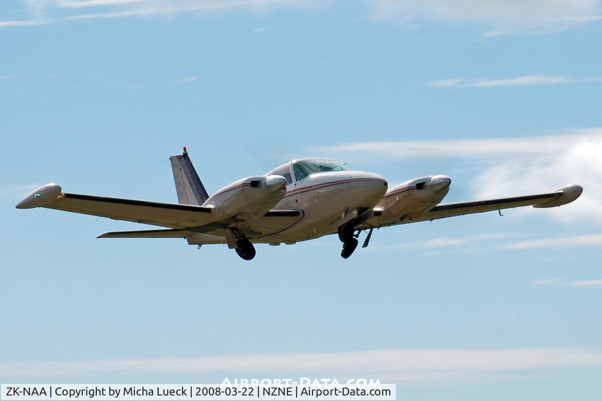 ZK-NAA, 1969 Piper PA-30 C Twin Comanche C/N 30-1785, At North Shore Aerodrome