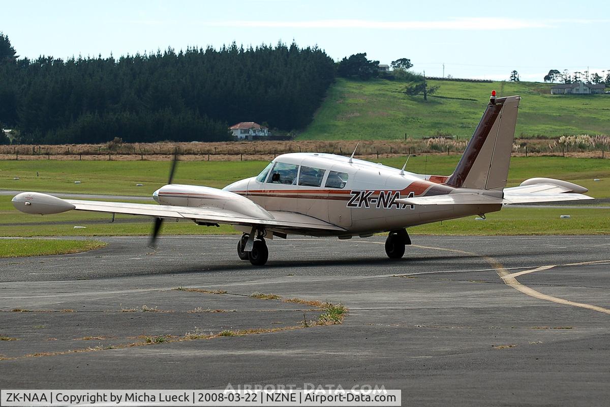 ZK-NAA, 1969 Piper PA-30 C Twin Comanche C/N 30-1785, At North Shore Aerodrome