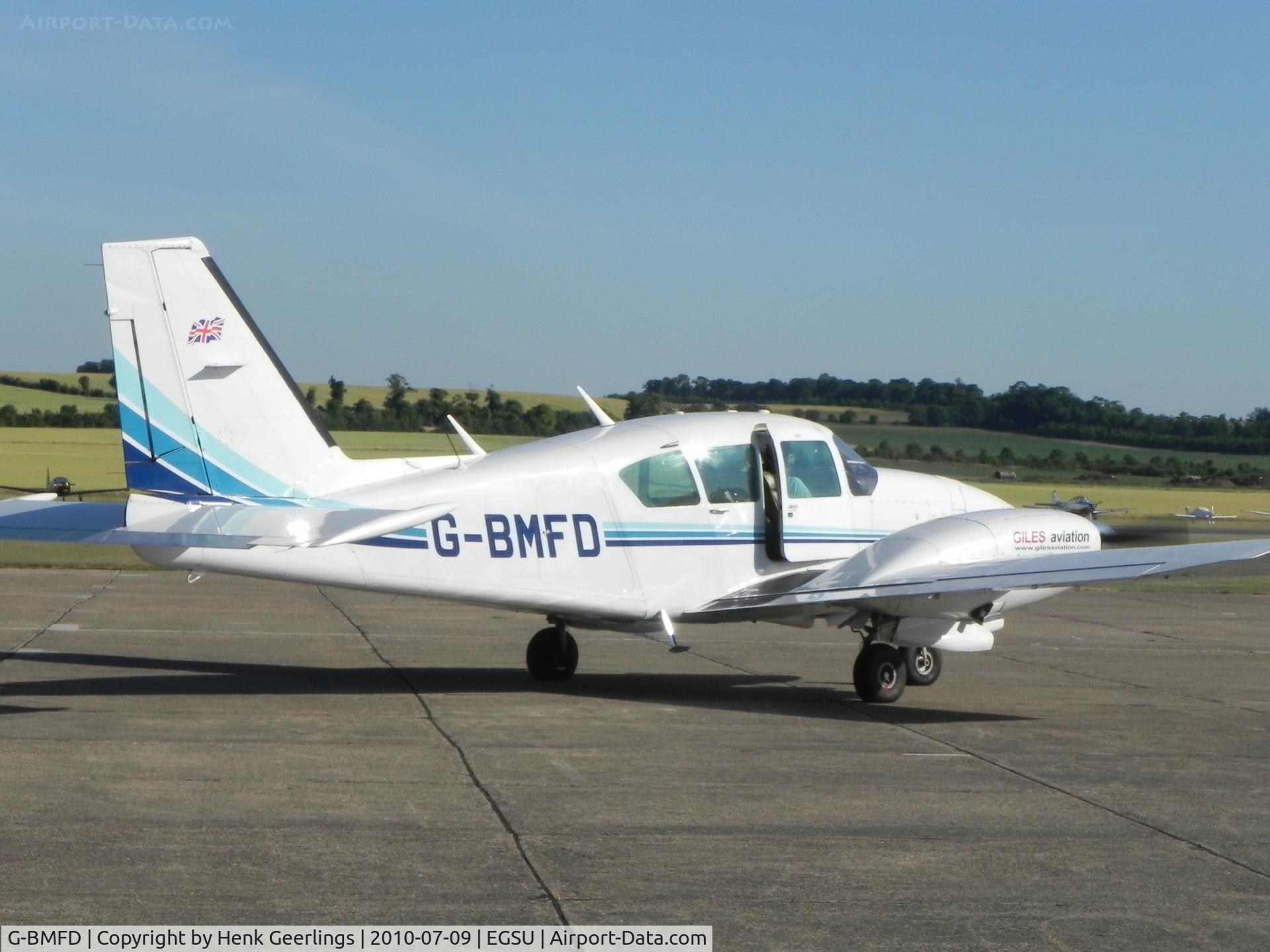 G-BMFD, 1979 Piper PA-23-250 Aztec F C/N 27-7954080, Duxford , Flying Legends , jul  2010