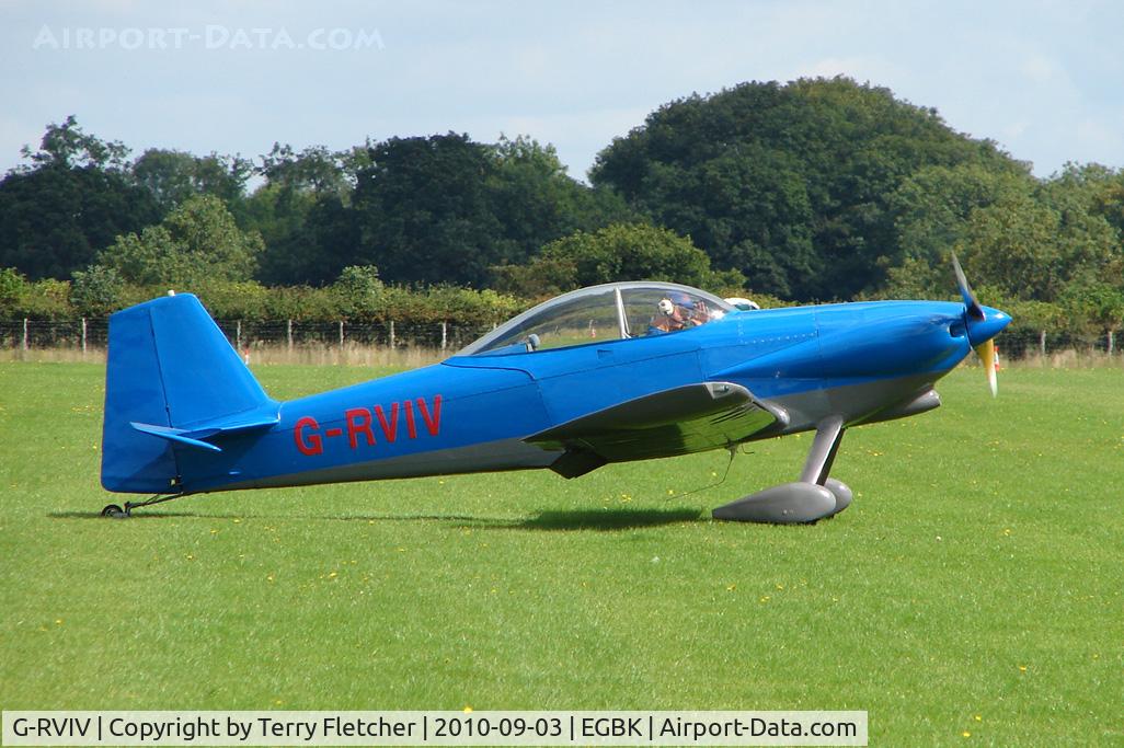 G-RVIV, 1999 Vans RV-4 C/N PFA 181-12366, 1999 Scott Gs VANS RV-4, c/n: PFA 181-12366 at 2010 LAA National Rally