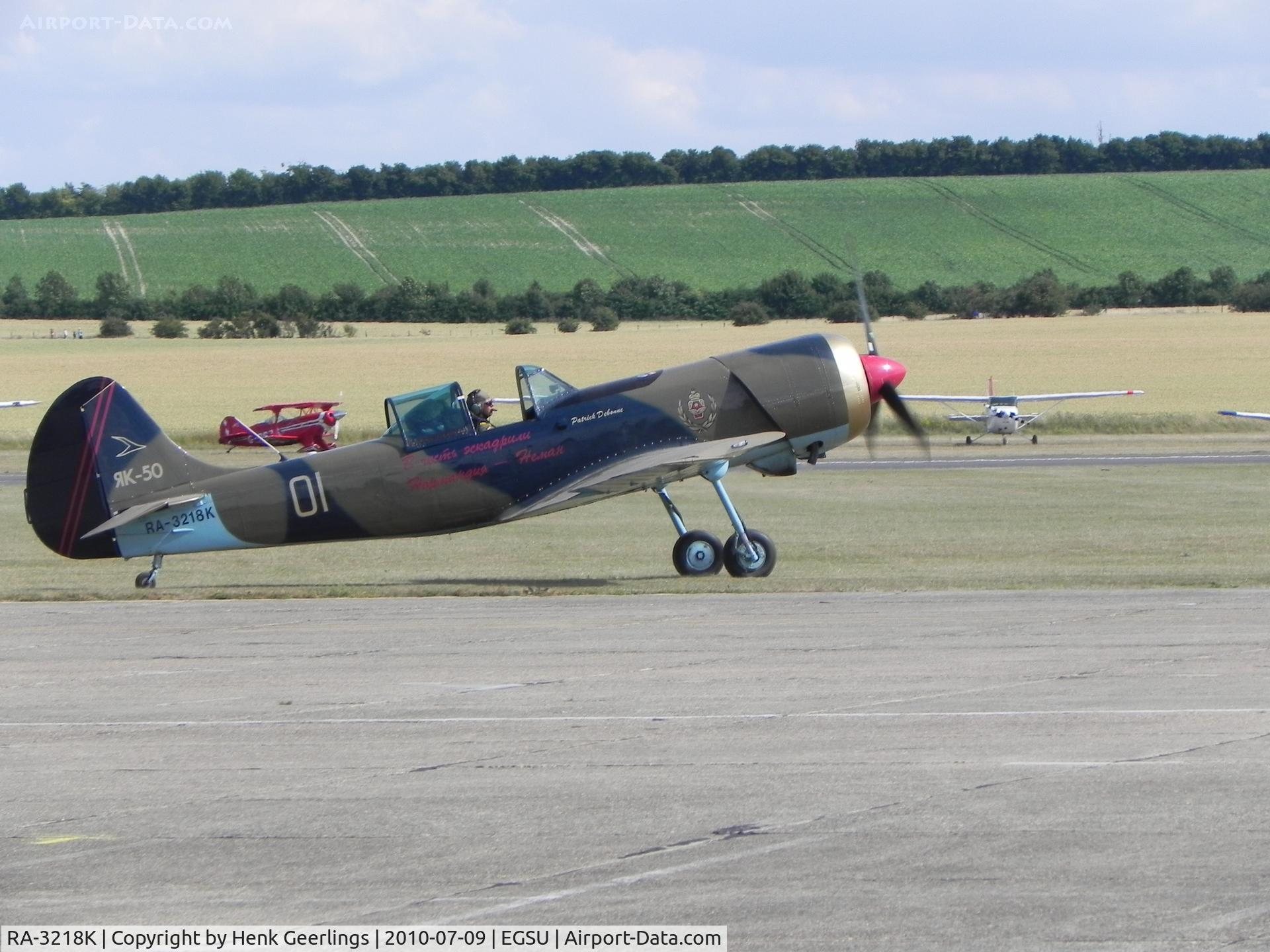 RA-3218K, 1985 Yakovlev Yak-50 C/N 853208, Duxford , Flying Legends , jul 2010