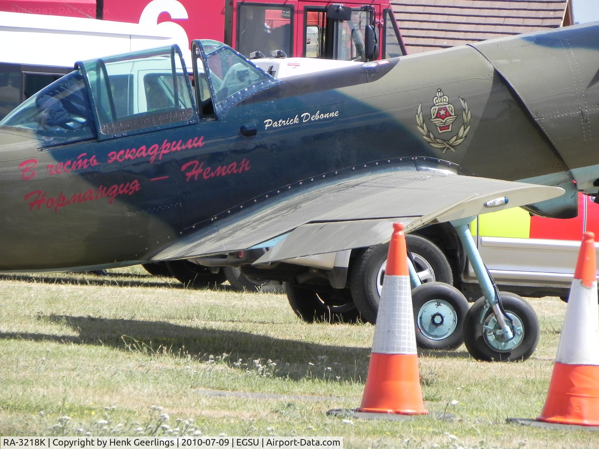 RA-3218K, 1985 Yakovlev Yak-50 C/N 853208, Duxford , Flying Legends , jul 2010