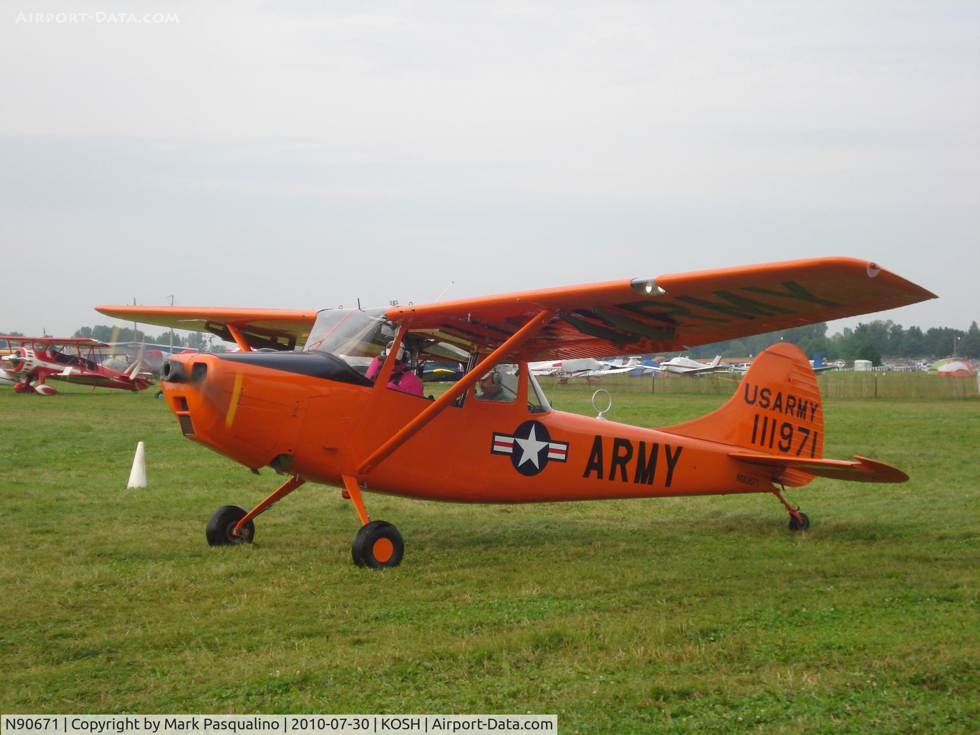 N90671, 1951 Cessna O-1A Bird Dog C/N 22285, Cessna 305A
