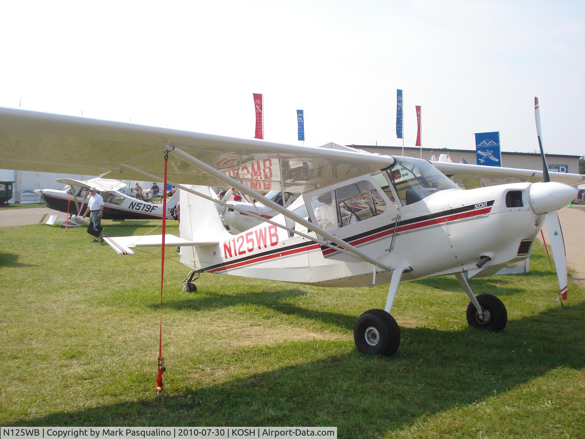 N125WB, 2008 American Champion 8GCBC Scout C/N 505-2008, American Champion 8GCBC