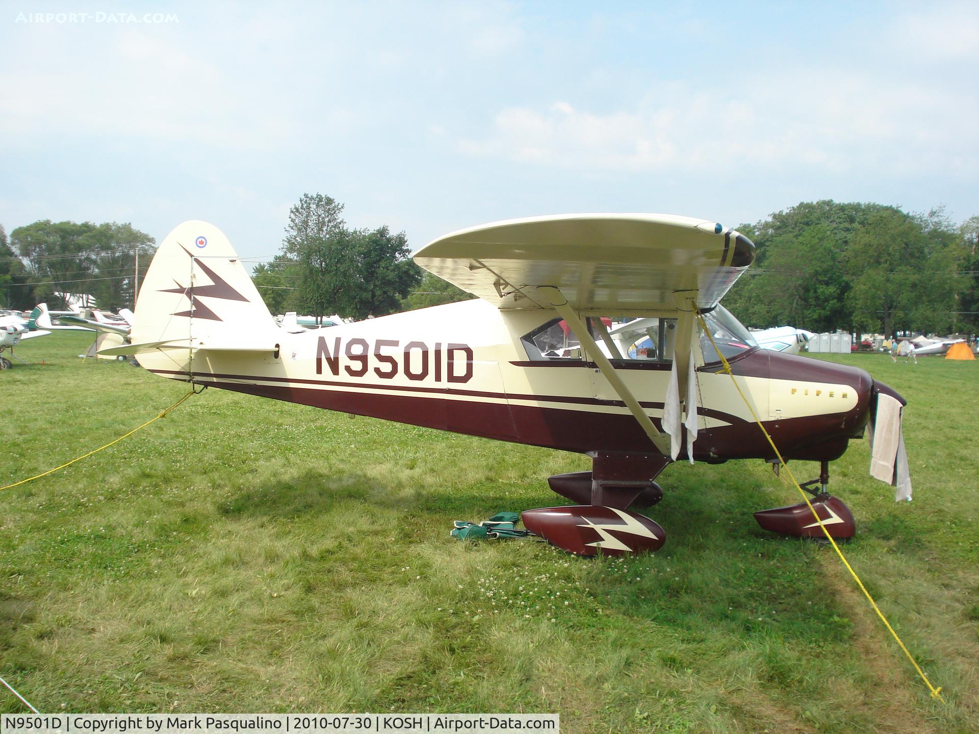 N9501D, 1958 Piper PA-22-160 Tri Pacer C/N 22-6416, Piper PA-22-160