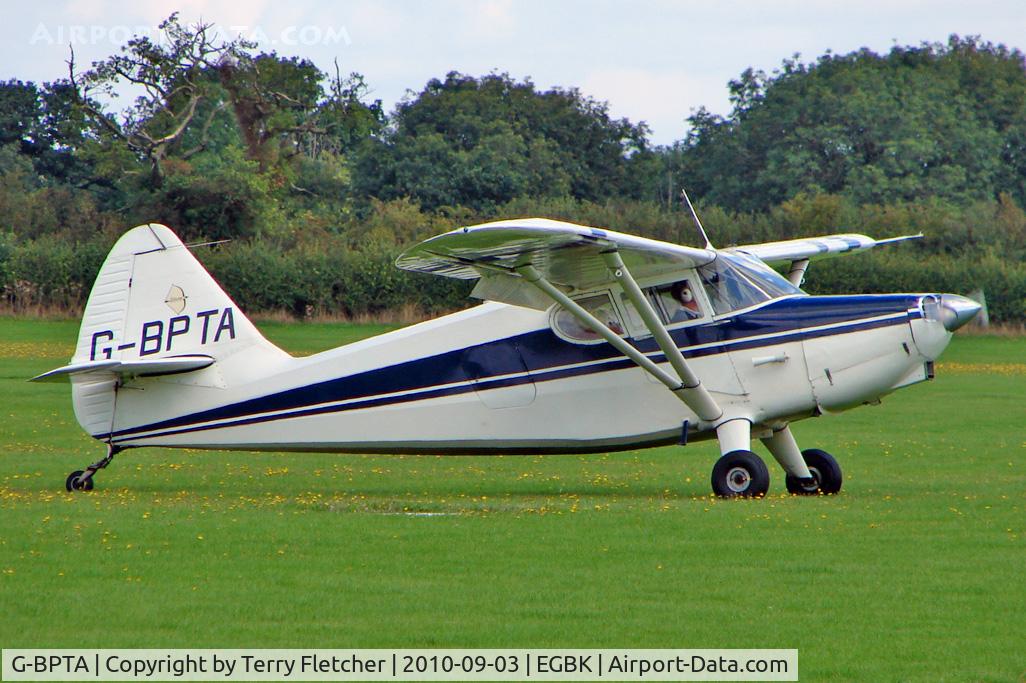 G-BPTA, 1947 Stinson 108-2 Voyager C/N 108-3429, 1947 Consolidated Vultee Aircraft Corporation STINSON 108-2, c/n: 108-3429 at 2010 LAA National Rally