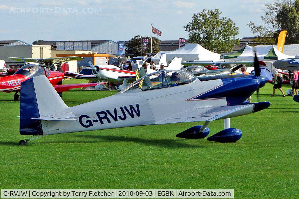 G-RVJW, 2005 Vans RV-4 C/N PFA 181-12987, 2005 Williams Jm VANS RV-4, c/n: PFA 181-12987 at 2010 LAA National Rally