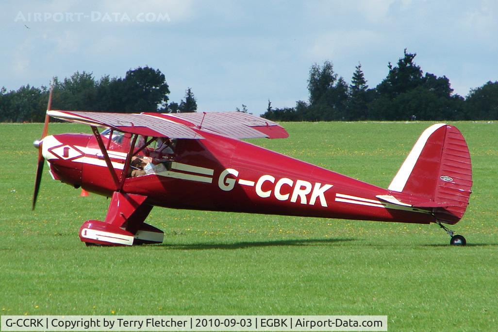 G-CCRK, 1946 Luscombe 8A C/N 3186, 1946 Luscombe Airplane Corporation LUSCOMBE 8A, c/n: 3186 at 2010 LAA National Rally
