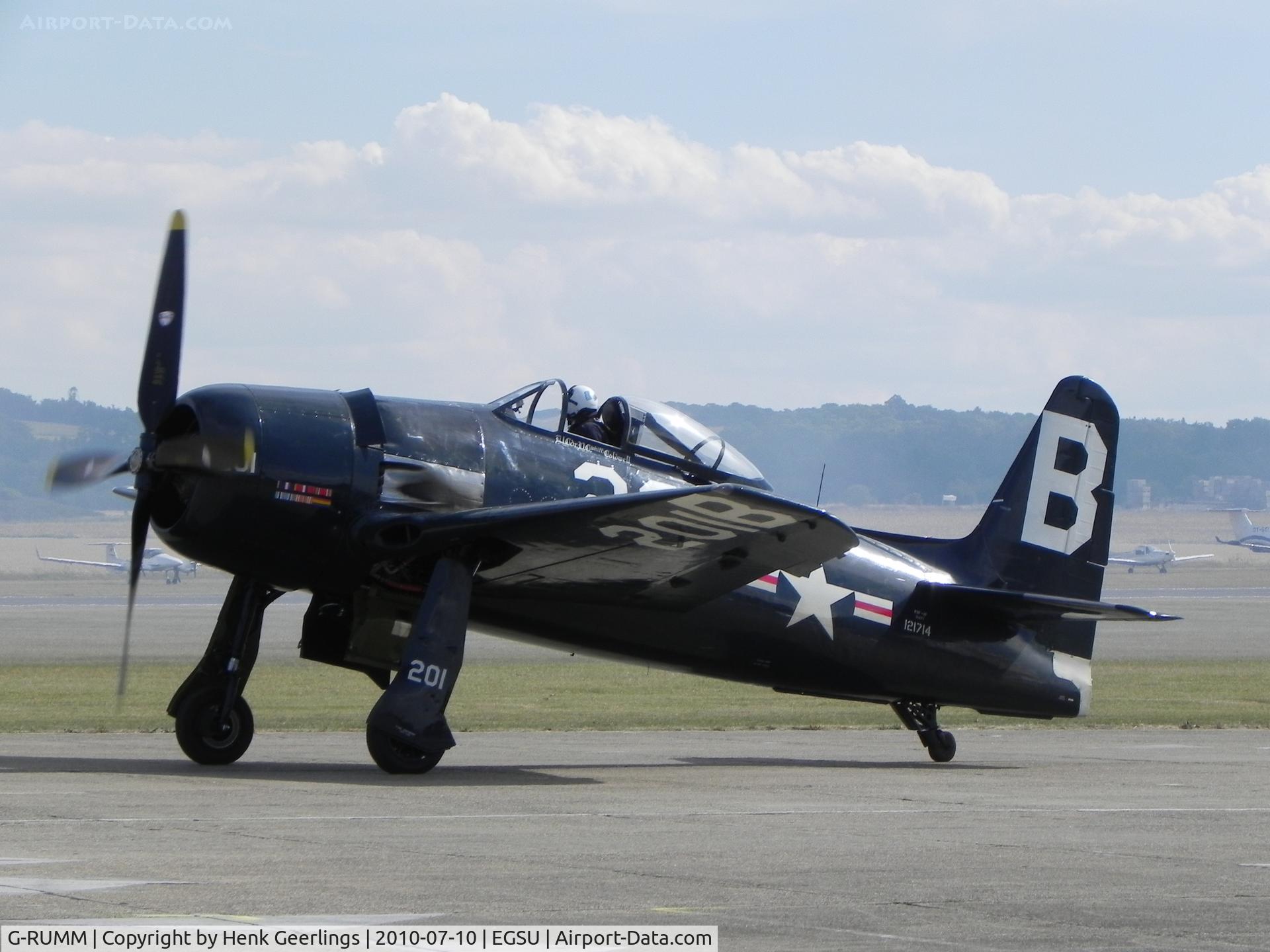 G-RUMM, 1948 Grumman F8F-2 (G58) Bearcat C/N D.1088, Duxford , Flying Legends , jul 2010