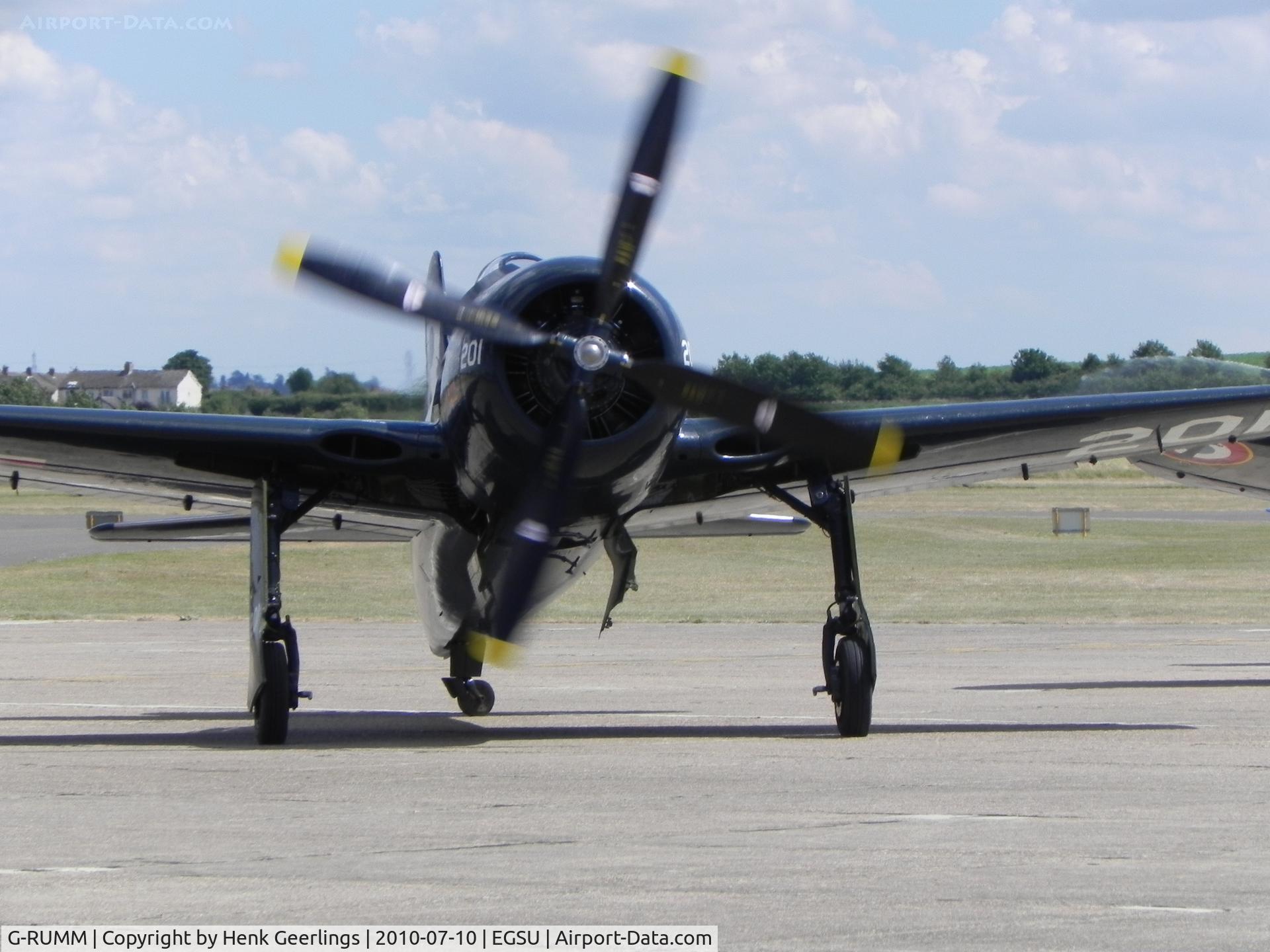 G-RUMM, 1948 Grumman F8F-2 (G58) Bearcat C/N D.1088, Duxford , Flying Legends ,Jul  2010
