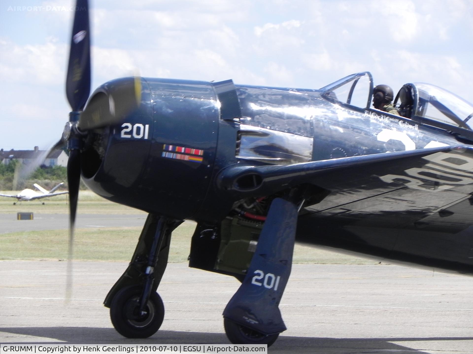 G-RUMM, 1948 Grumman F8F-2 (G58) Bearcat C/N D.1088, Duxford , Flying Legends ,Jul  2010