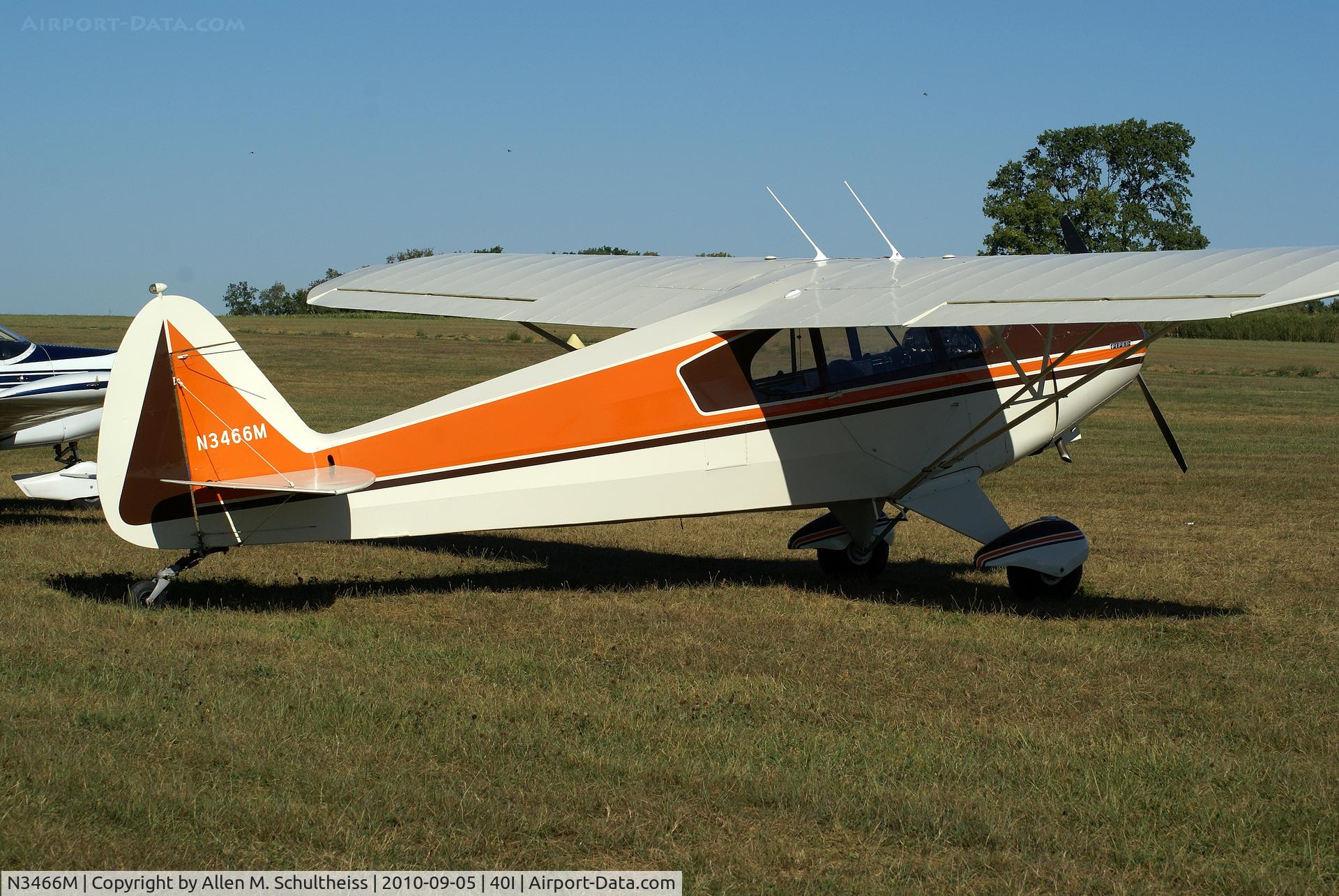N3466M, 1947 Piper PA-12 Super Cruiser C/N 12-1900, 1947 Piper PA-12