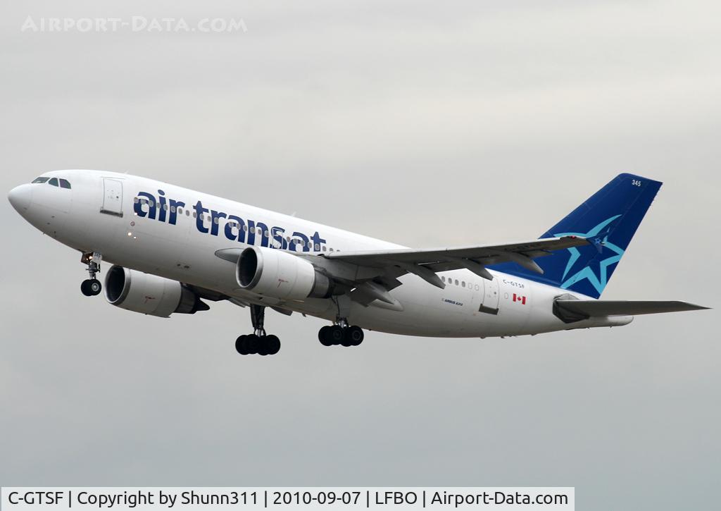 C-GTSF, 1988 Airbus A310-304 C/N 472, Taking off rwy 32L