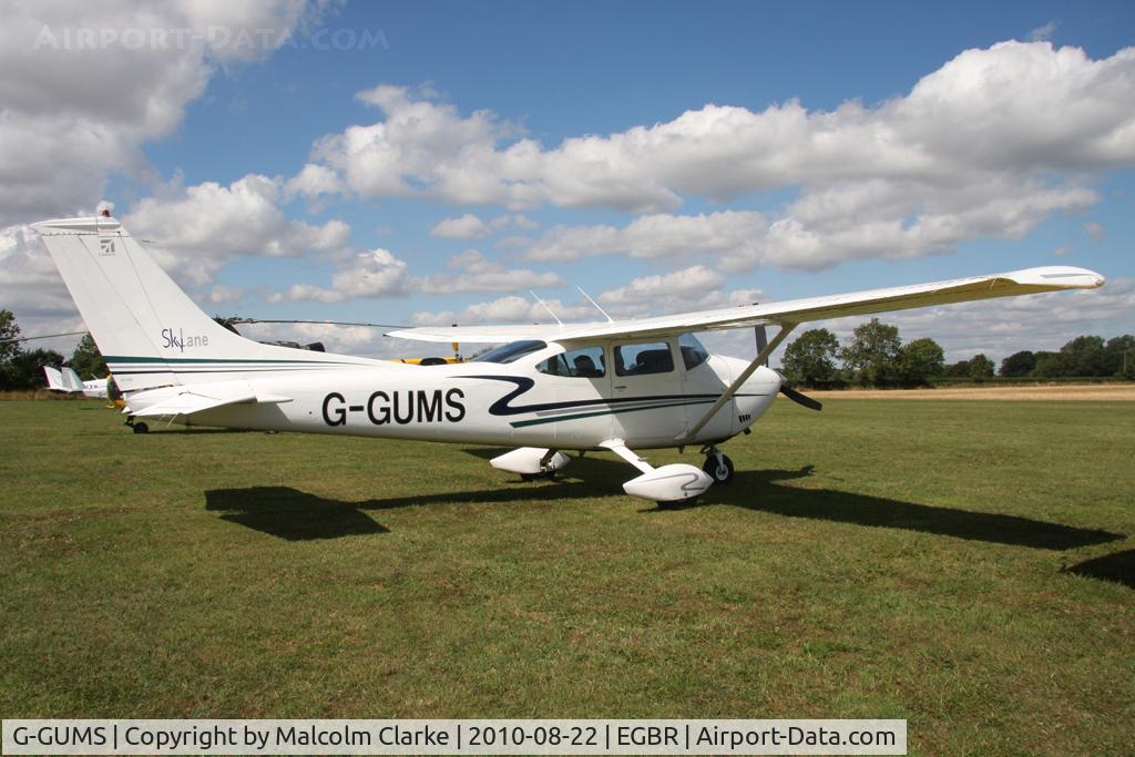G-GUMS, 1973 Cessna 182P Skylane C/N 182-61643, Cessna 182P Skylane at Breighton Airfield's Summer Madness All Comers Fly-In in August 2010.