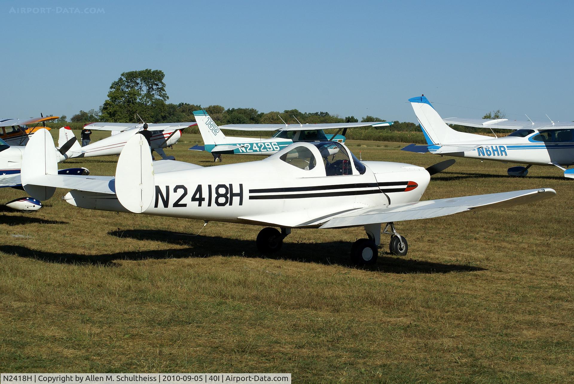 N2418H, 1946 Erco 415C Ercoupe C/N 3043, ERCOUPE 415-C