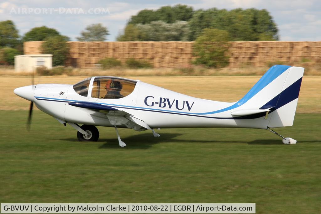 G-BVUV, 1999 Europa Monowheel C/N PFA 247-12762, Europa at Breighton Airfield's Summer Madness All Comers Fly-In in August 2010.