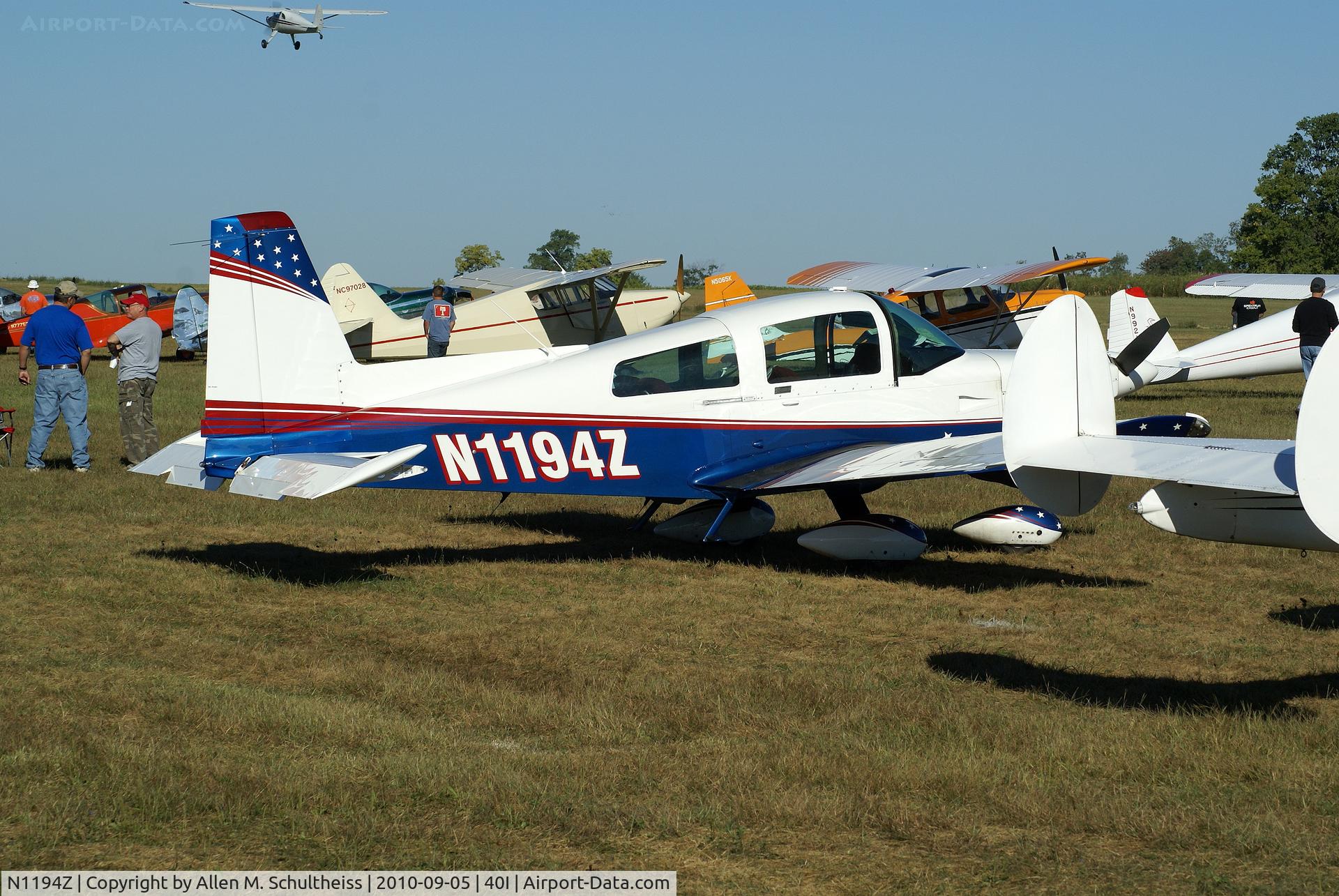 N1194Z, 1991 American General AG-5B Tiger C/N 10087, Acft Corp AG5B
