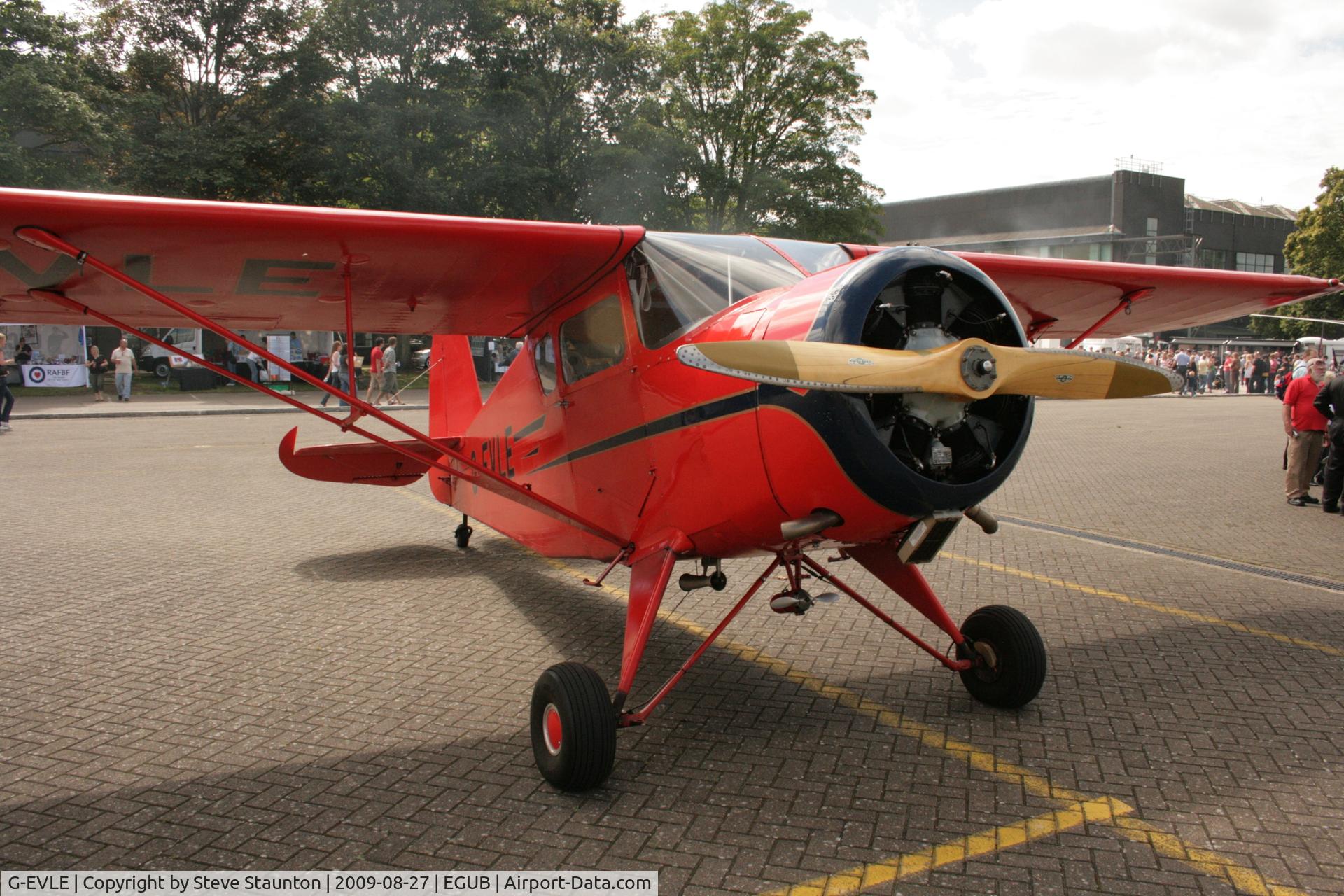 G-EVLE, 1939 Rearwin 8125 Cloudster C/N 803, Taken at RAF Benson Families Day, August 2009
