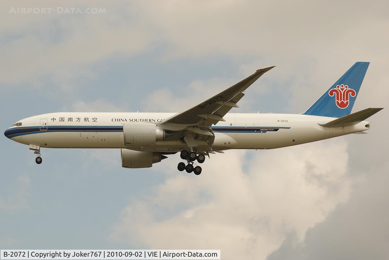 B-2072, 2009 Boeing 777-F1B C/N 37310, China Southern Cargo