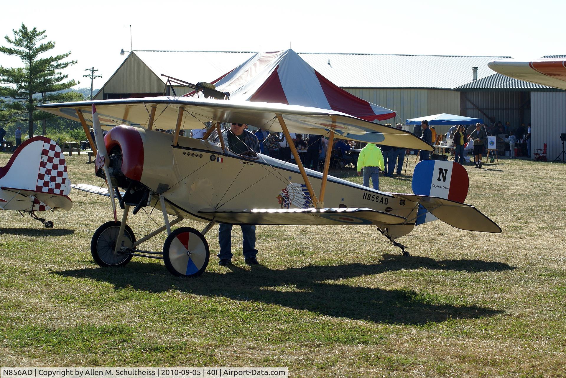 N856AD, 2003 Nieuport C-1 Replica C/N 82856, NIEUPORT C-1