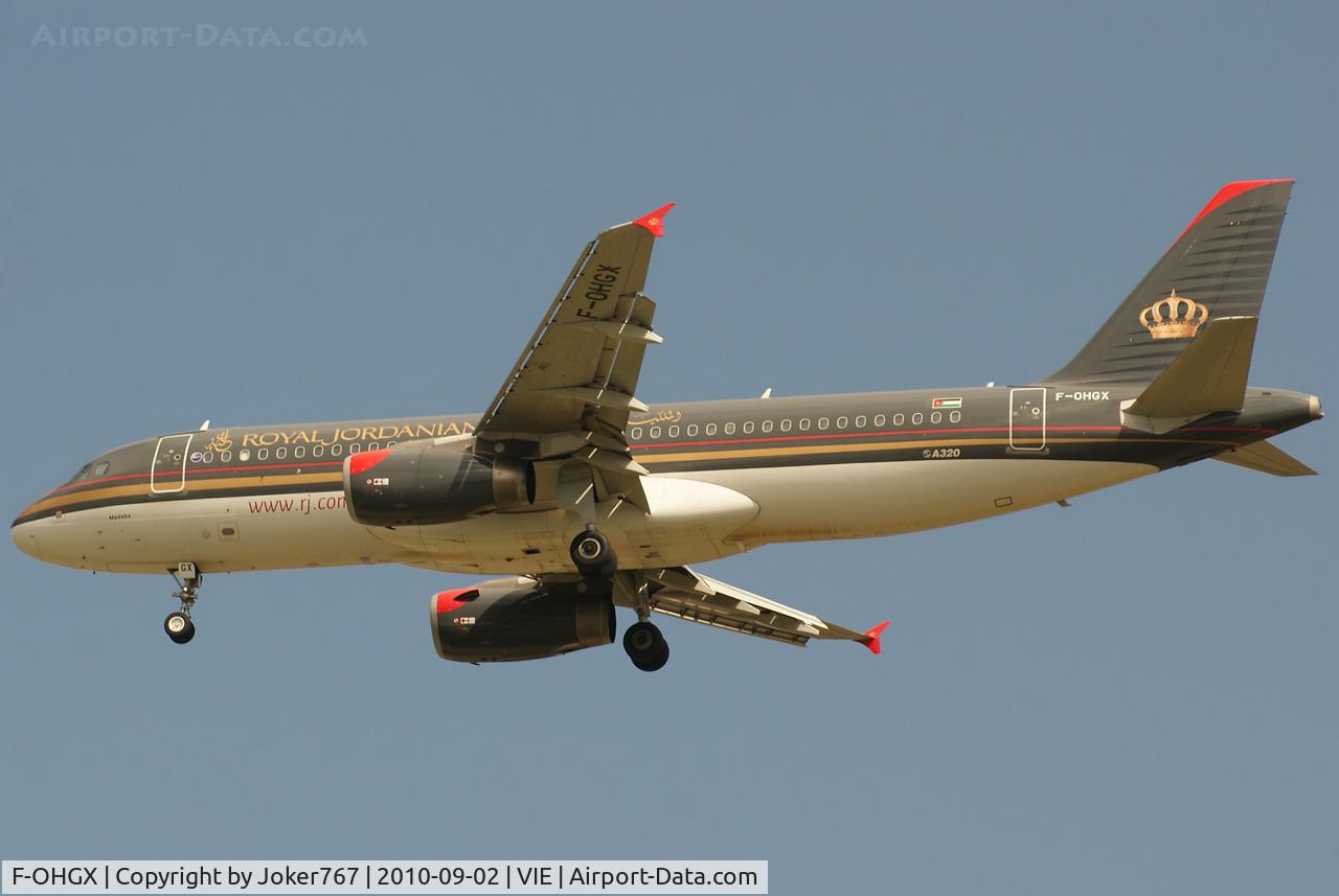 F-OHGX, 2006 Airbus A320-232 C/N 2953, Royal Jordanian
