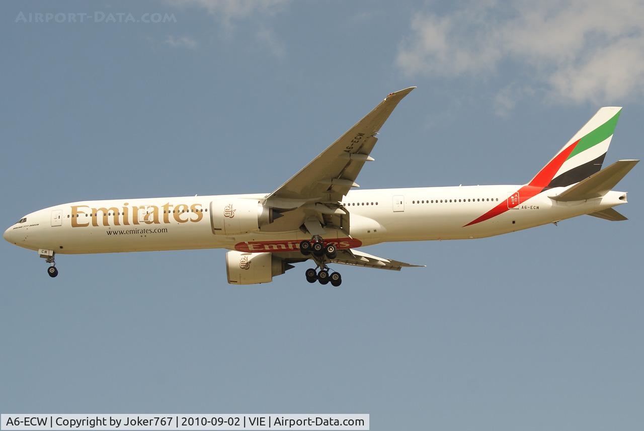A6-ECW, 2009 Boeing 777-31H/ER C/N 38981, Emirates