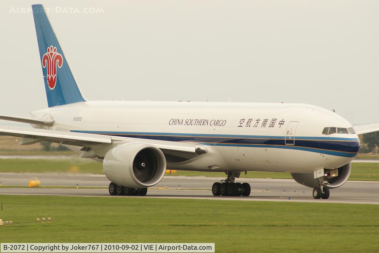 B-2072, 2009 Boeing 777-F1B C/N 37310, China Southern Cargo