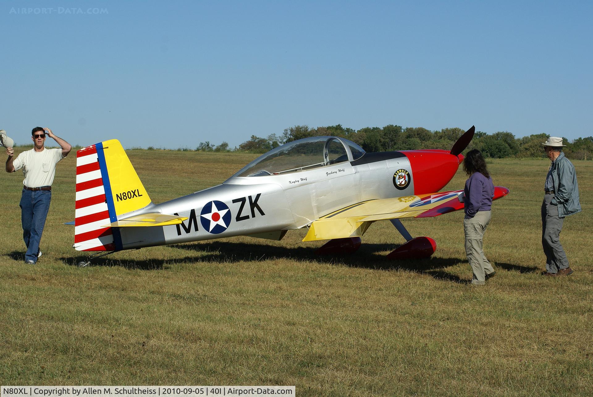 N80XL, 2008 Vans RV-8 C/N 82688, RV8