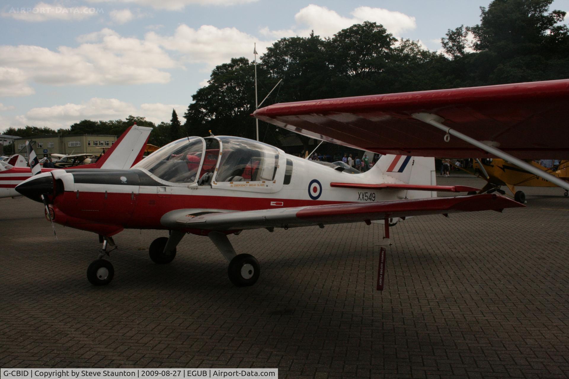 G-CBID, 1974 Scottish Aviation Bulldog T.1 C/N BH.120/242, Taken at RAF Benson Families Day, August 2009