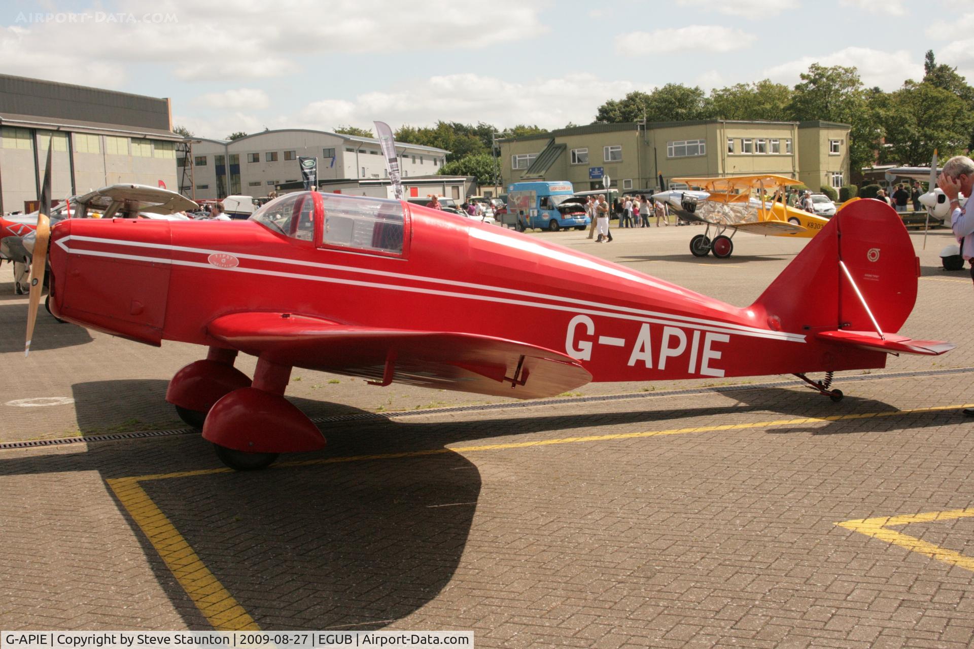 G-APIE, 1958 Tipsy Belfair C/N 535, Taken at RAF Benson Families Day, August 2009