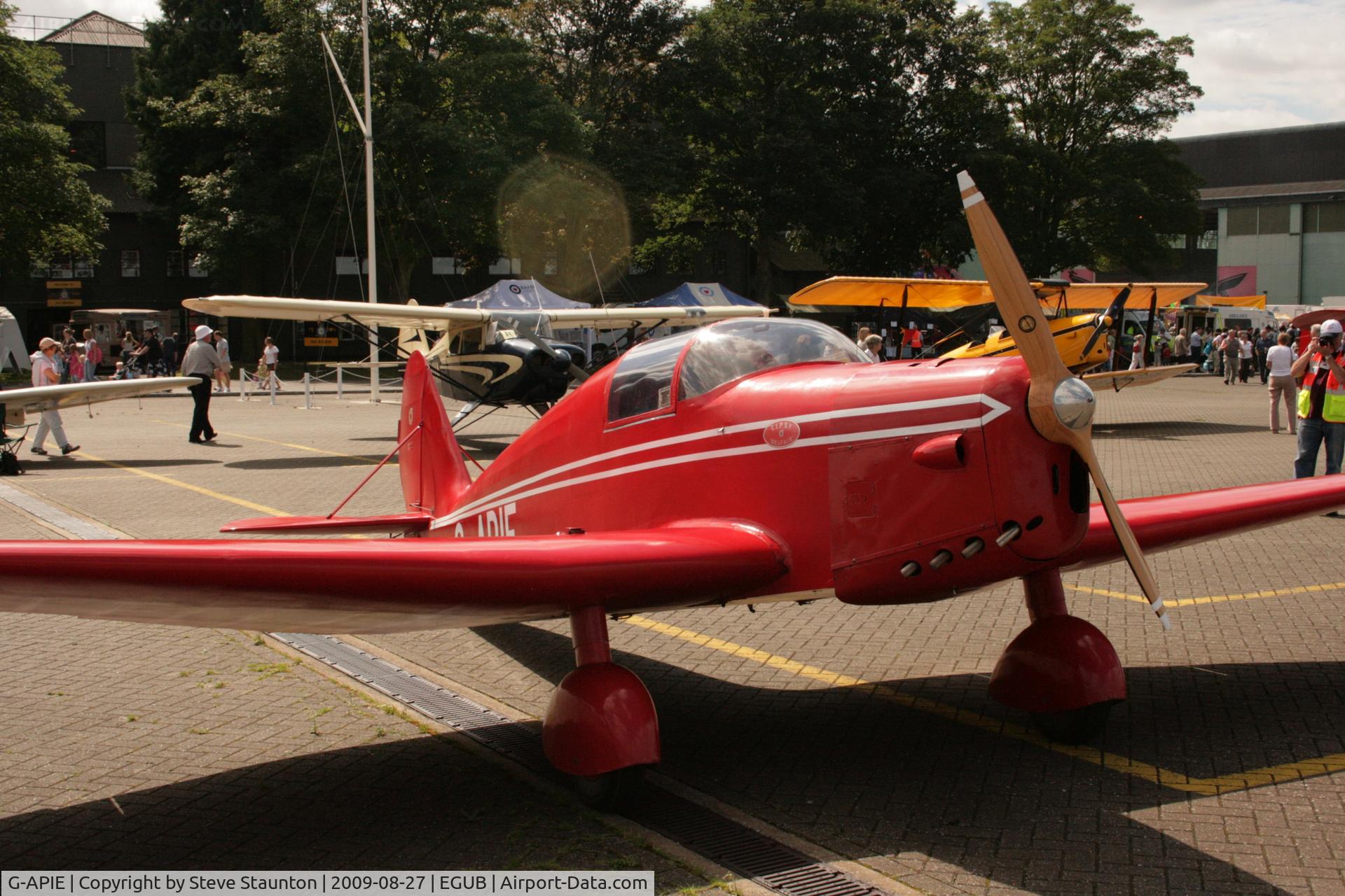G-APIE, 1958 Tipsy Belfair C/N 535, Taken at RAF Benson Families Day, August 2009