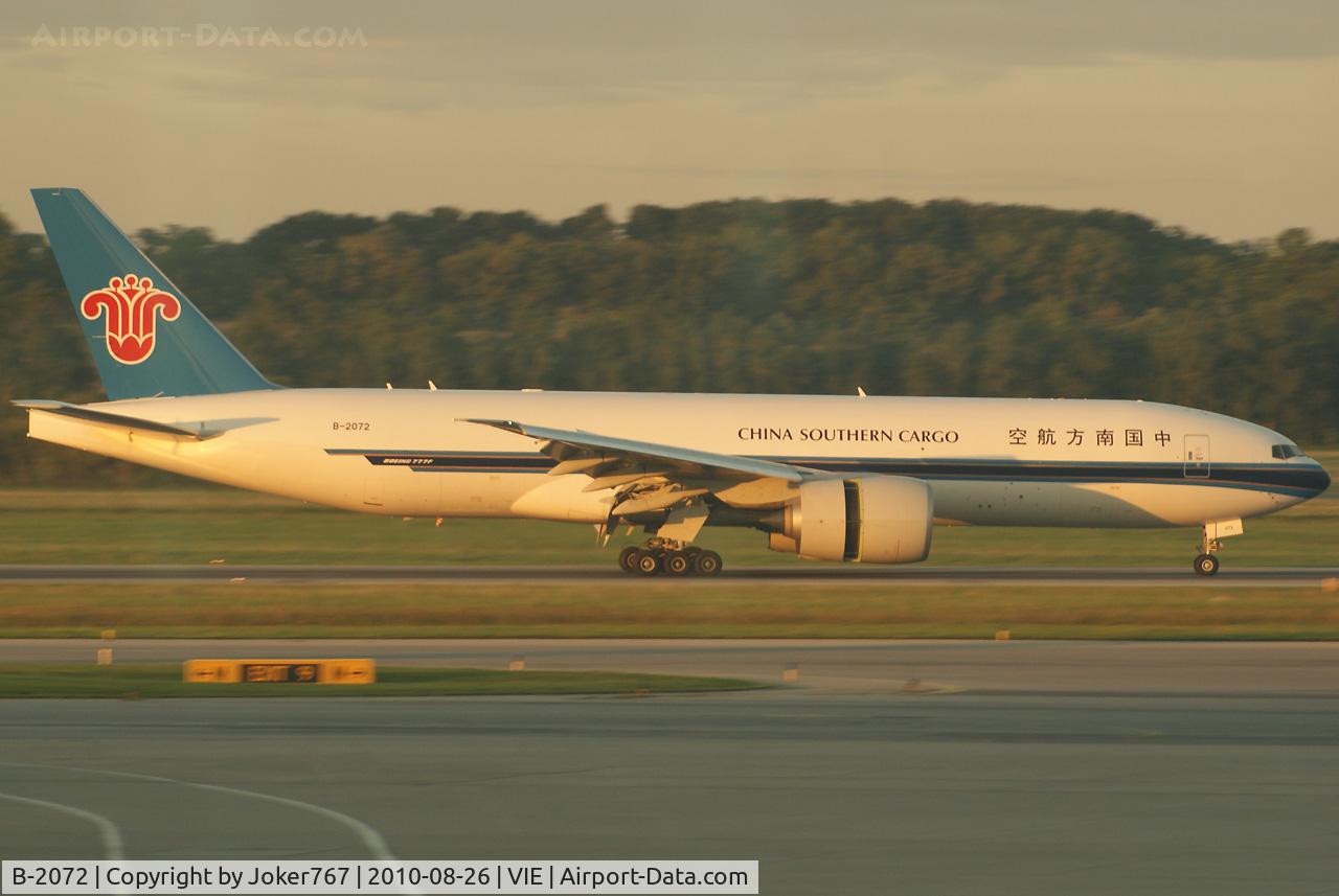B-2072, 2009 Boeing 777-F1B C/N 37310, China Southern Cargo