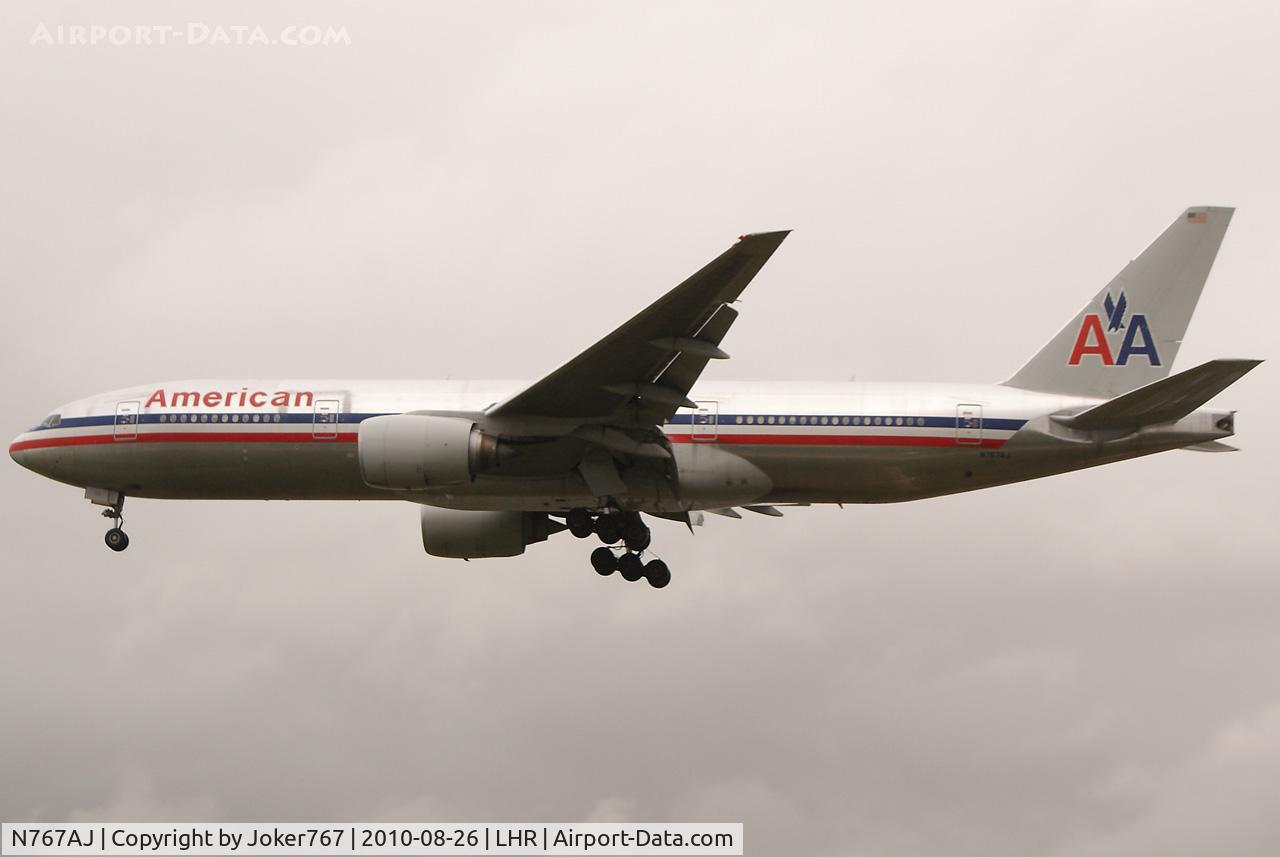 N767AJ, 2006 Boeing 777-223 C/N 33539, American Airlines