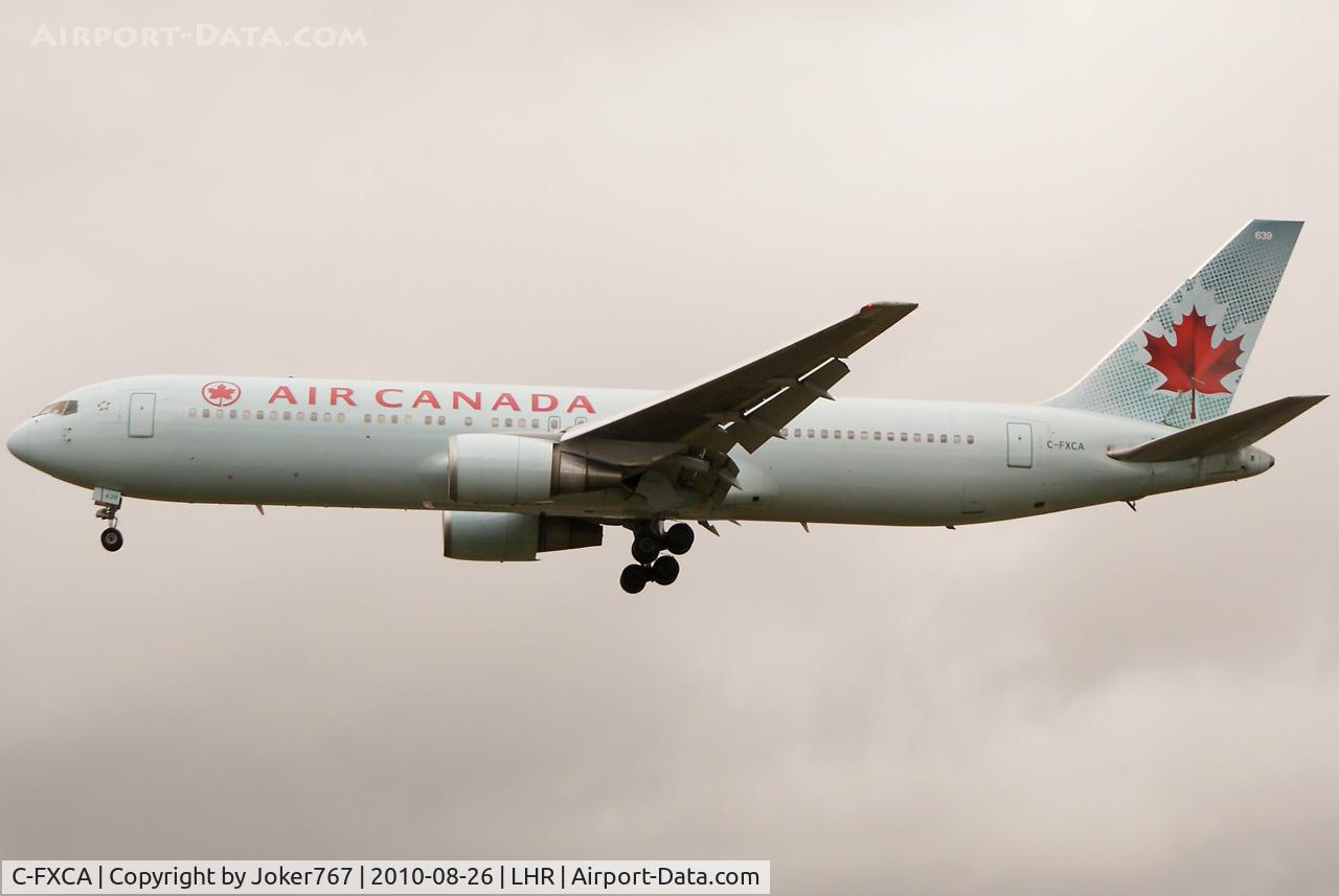 C-FXCA, 1990 Boeing 767-375/ER C/N 24574, Air Canada