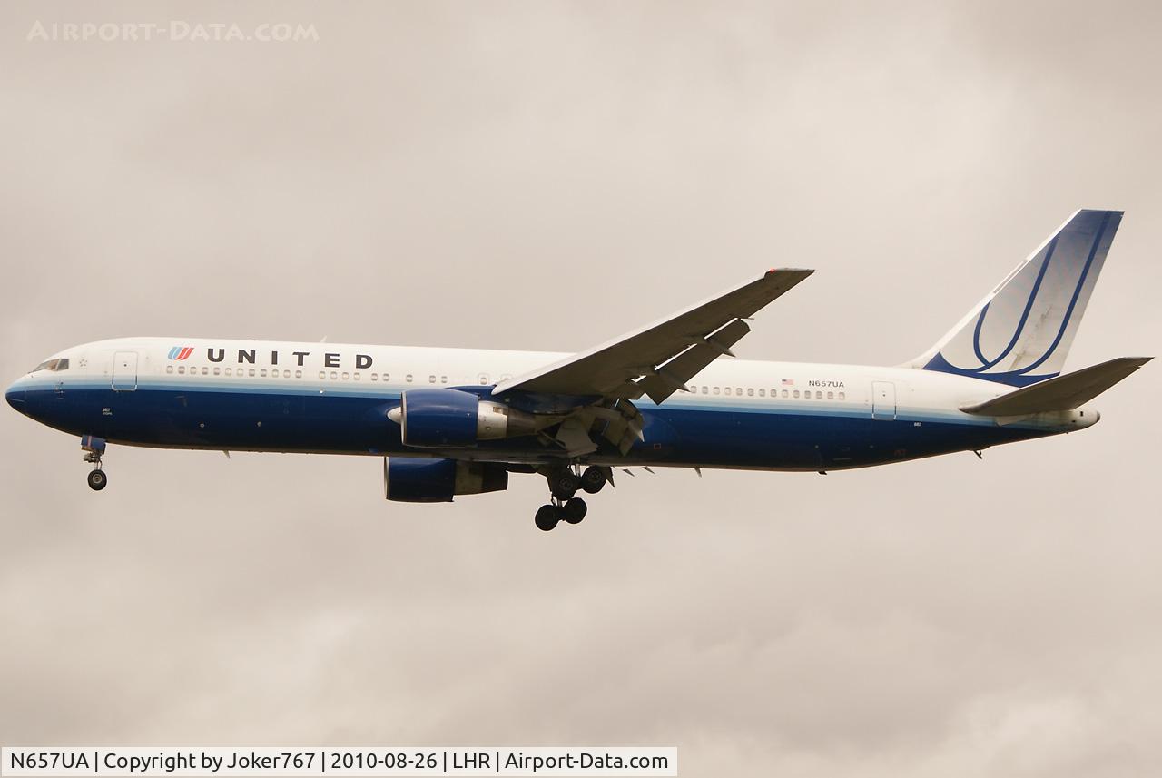 N657UA, 1993 Boeing 767-322 C/N 27112, United Airways