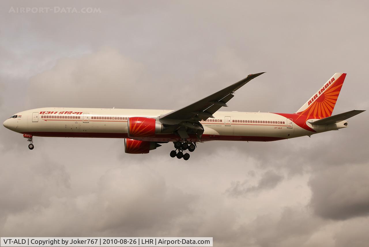 VT-ALD, 2007 Boeing 777-237/LR C/N 36303, Air India