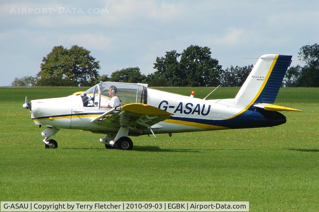 G-ASAU, 1962 Morane-Saulnier MS-880B Rallye Club C/N 179, 1962 Morane Saulnier MS.880B, c/n: 179 at 2010 LAA National Rally