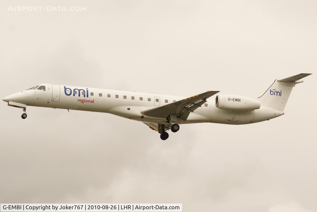 G-EMBI, 1999 Embraer EMB-145EU (ERJ-145EU) C/N 145126, BMI