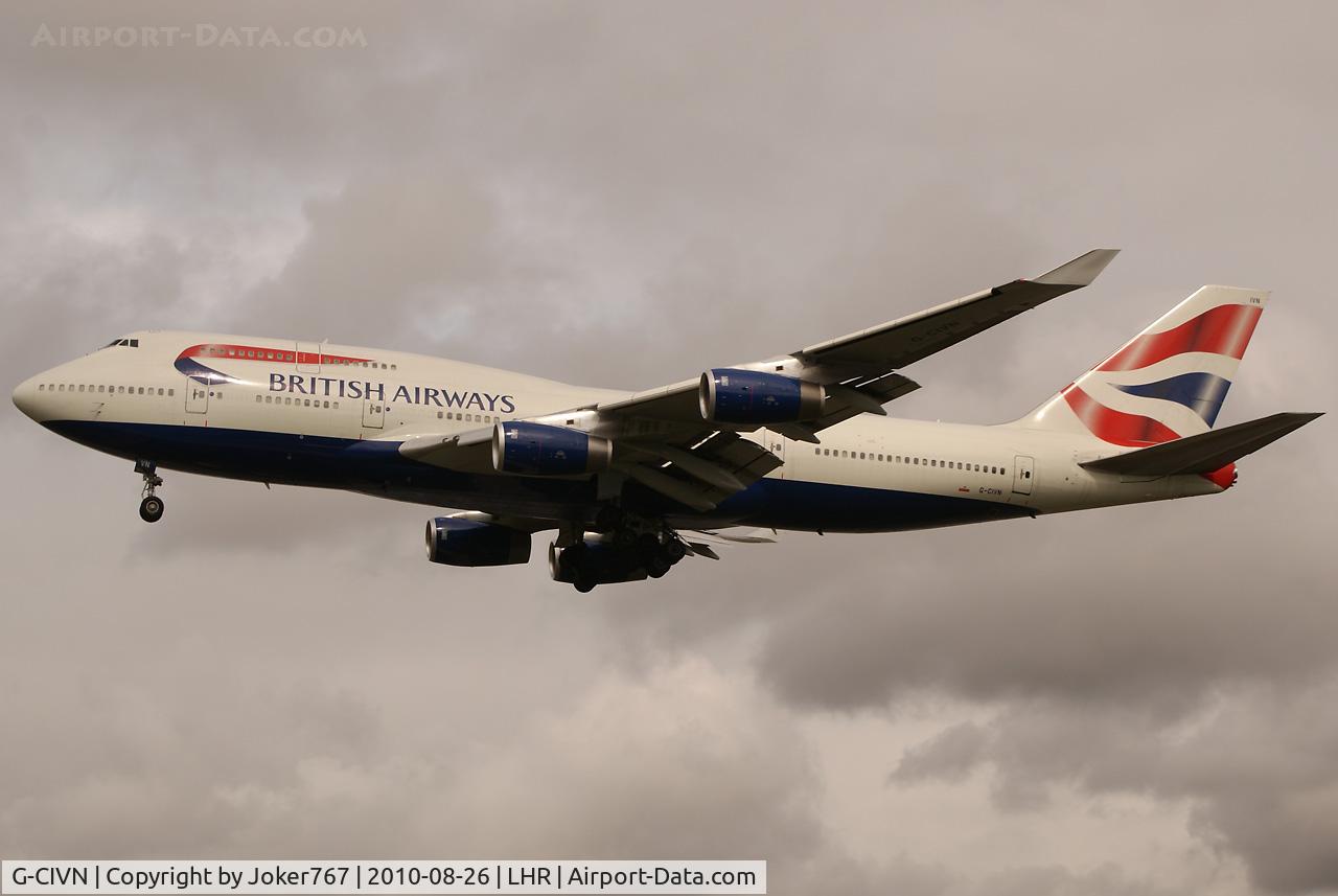 G-CIVN, 1997 Boeing 747-436 C/N 28848, British Airways