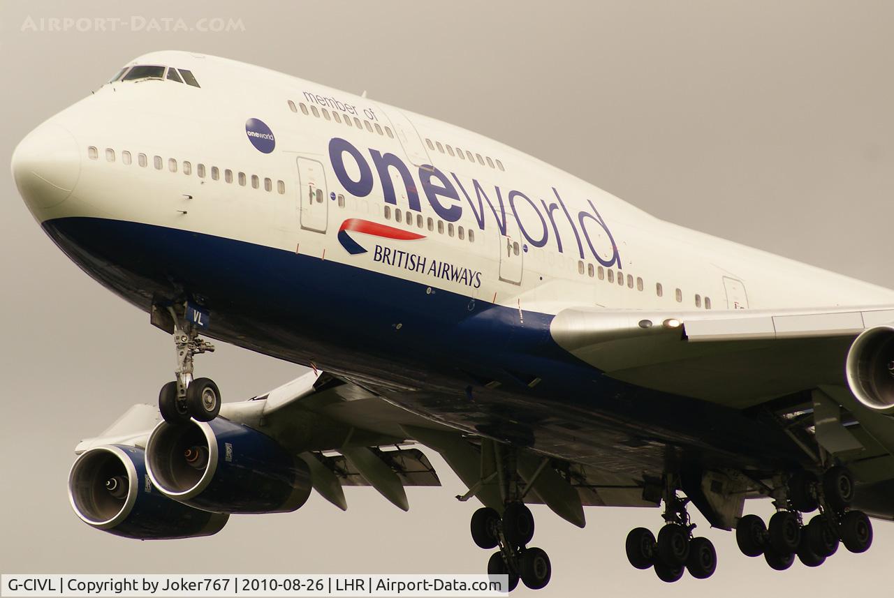 G-CIVL, 1997 Boeing 747-436 C/N 27478, British Airways