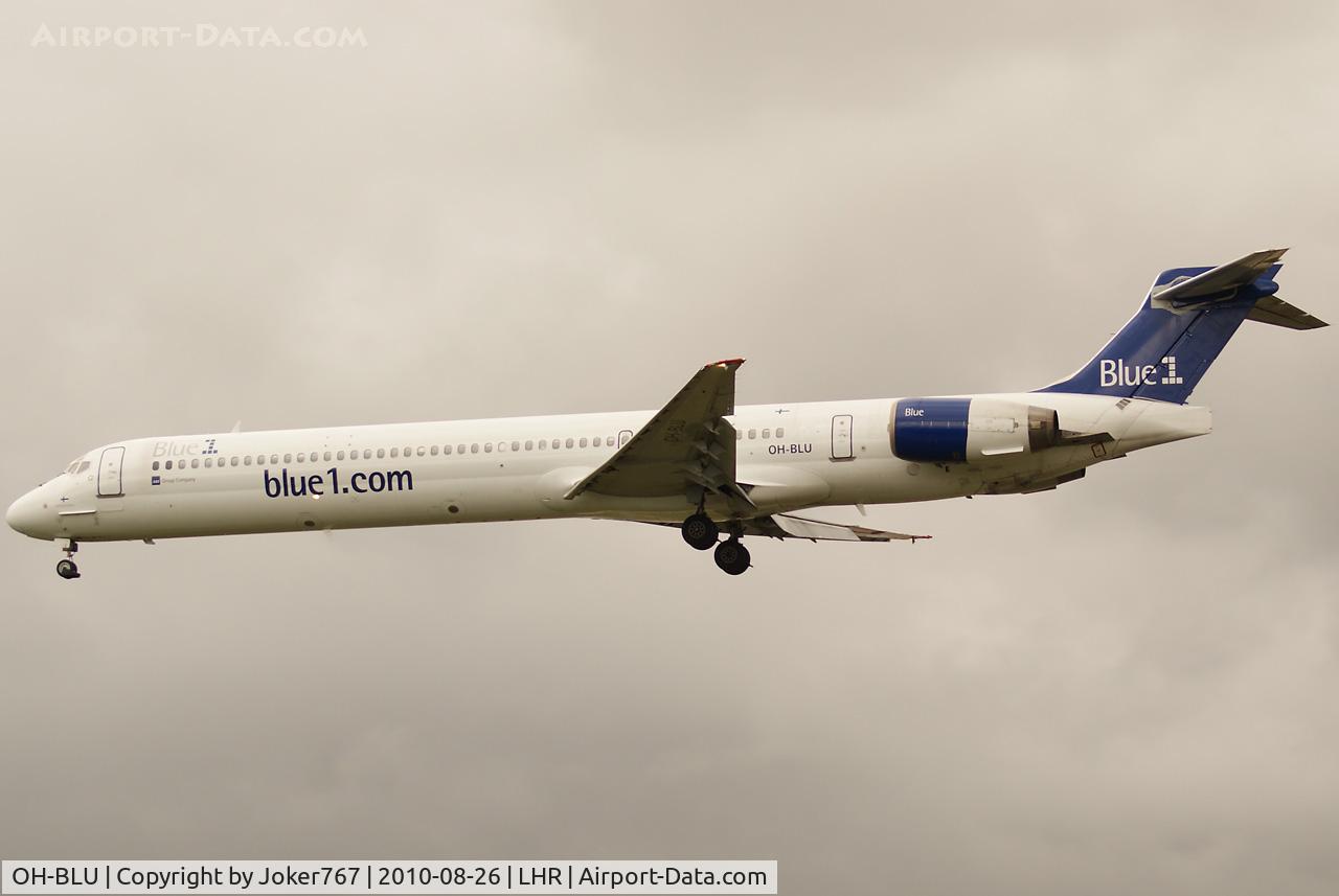 OH-BLU, 1996 McDonnell Douglas MD-90-30 C/N 53458, Blue1