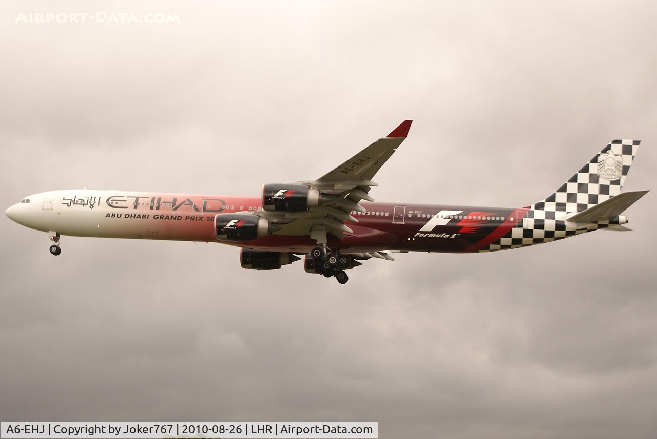 A6-EHJ, 2008 Airbus A340-642X C/N 933, Etihad