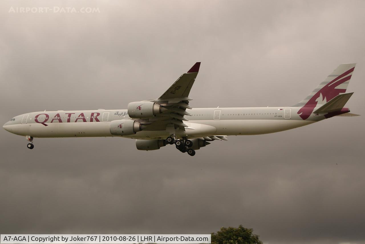A7-AGA, 2006 Airbus A340-642 C/N 740, Qatar