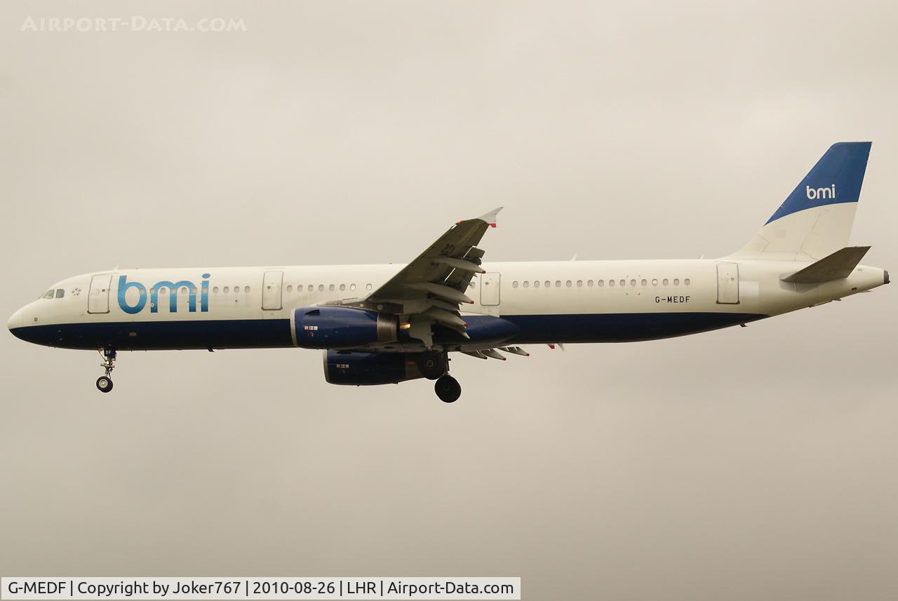 G-MEDF, 2002 Airbus A321-231 C/N 1690, BMI