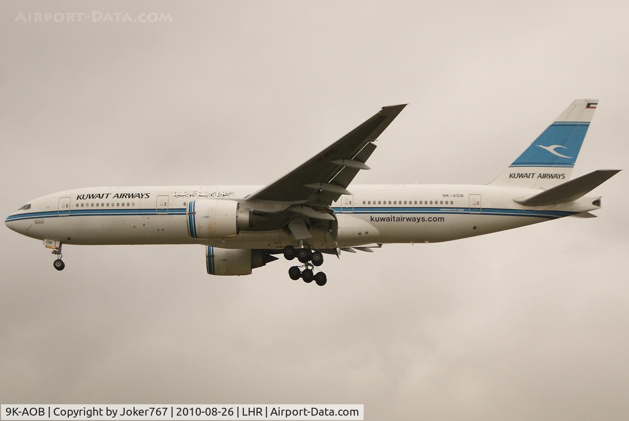 9K-AOB, 1998 Boeing 777-269/ER C/N 28744, Kuwait Airways