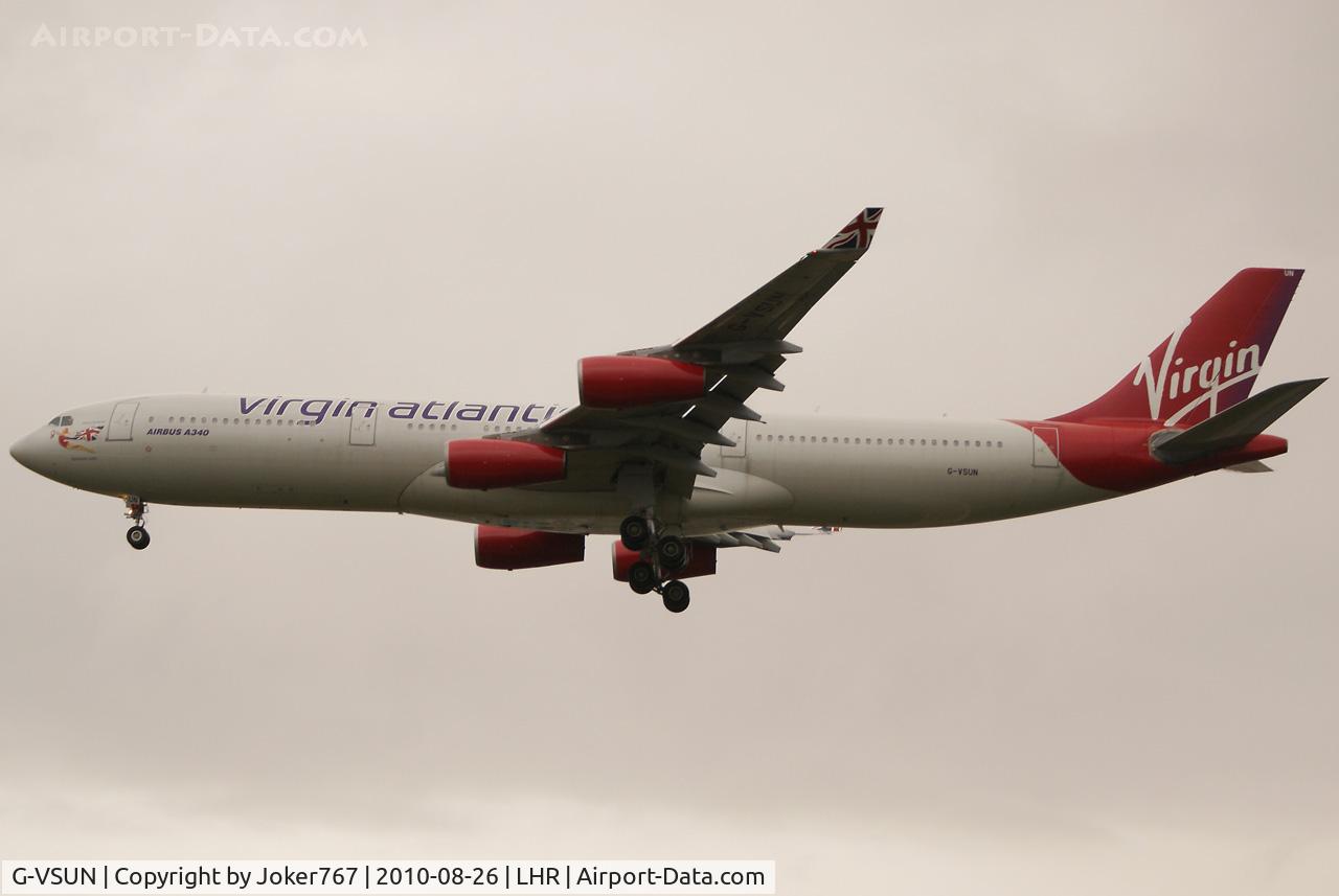 G-VSUN, 1996 Airbus A340-313 C/N 114, Virgin Atlantic