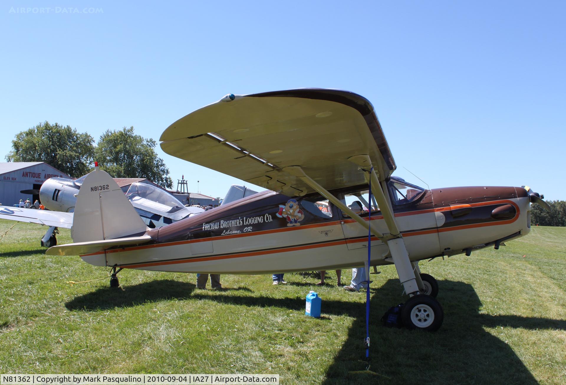 N81362, 1946 Fairchild 24R-46 C/N R46262, Fairchild 24R-46